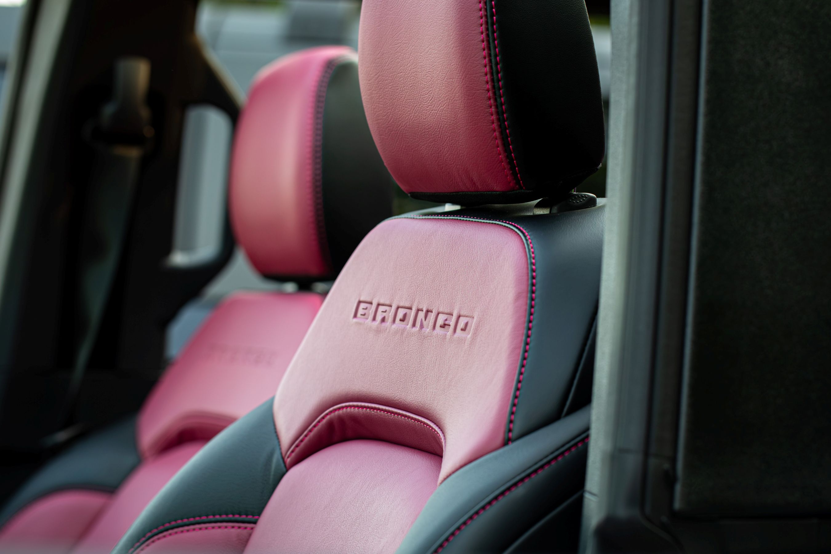 Ford Bronco Desert Rising seatbacks