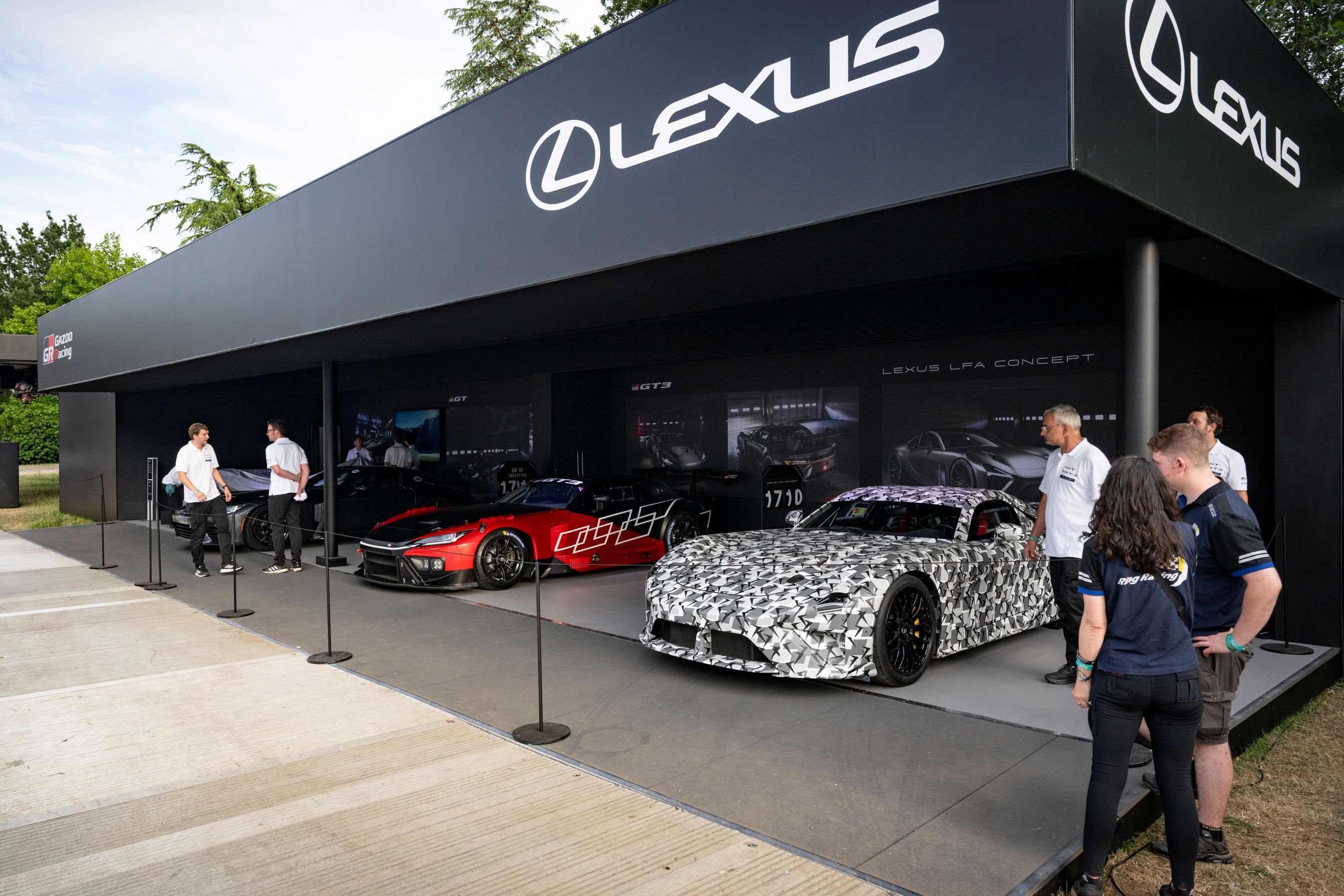 GR GT, GR GT3 and Lexus LFA Concept at Goodwood Festival of Speed