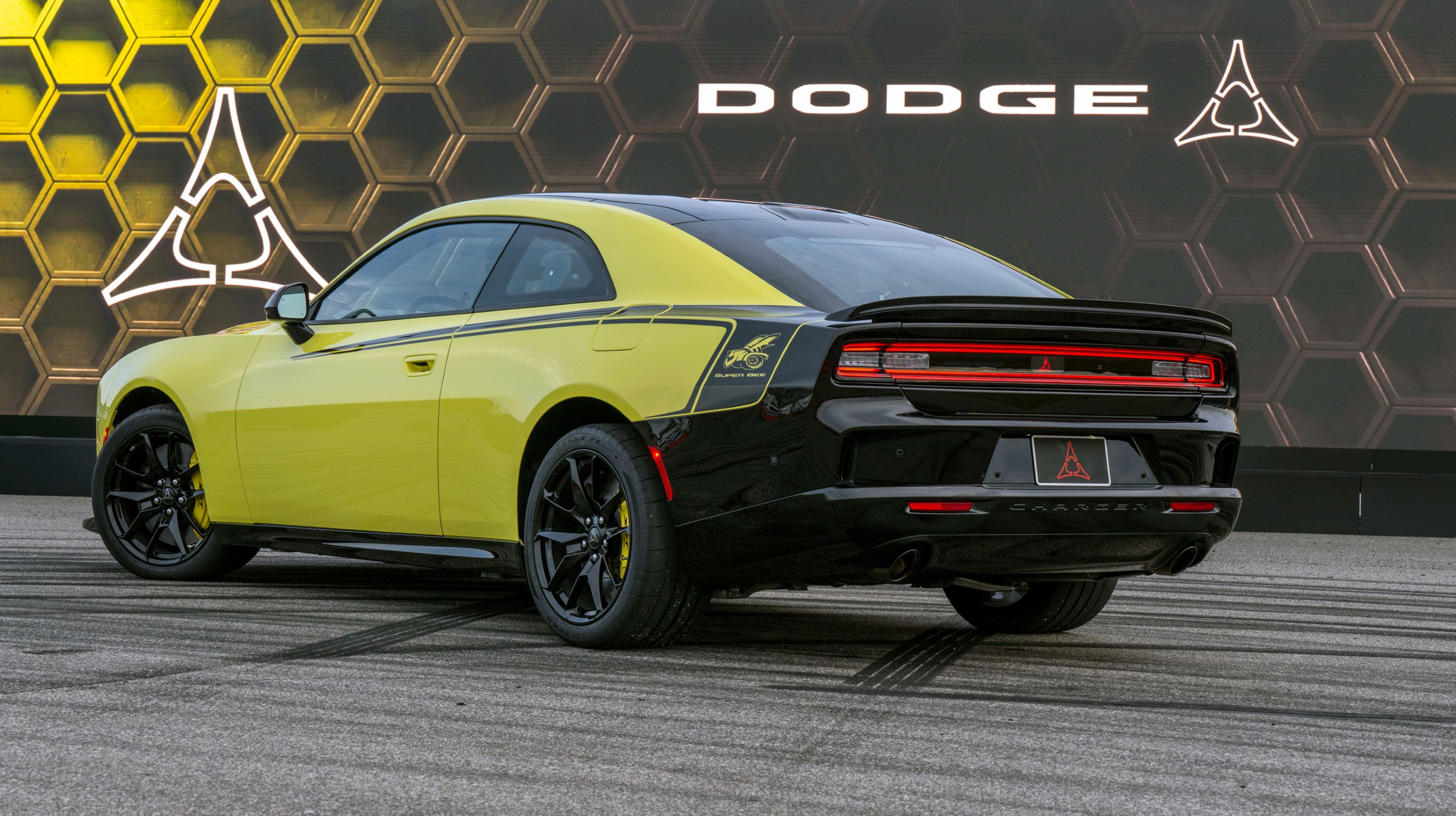 2027 Dodge Charger Super Bee Launch Edition rear and side