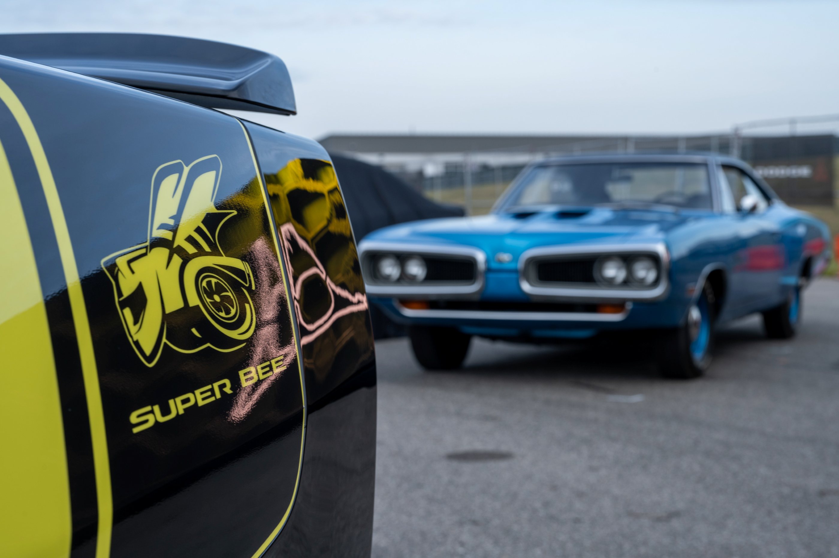 2027 Dodge Charger Super Bee with classic Super Bee car