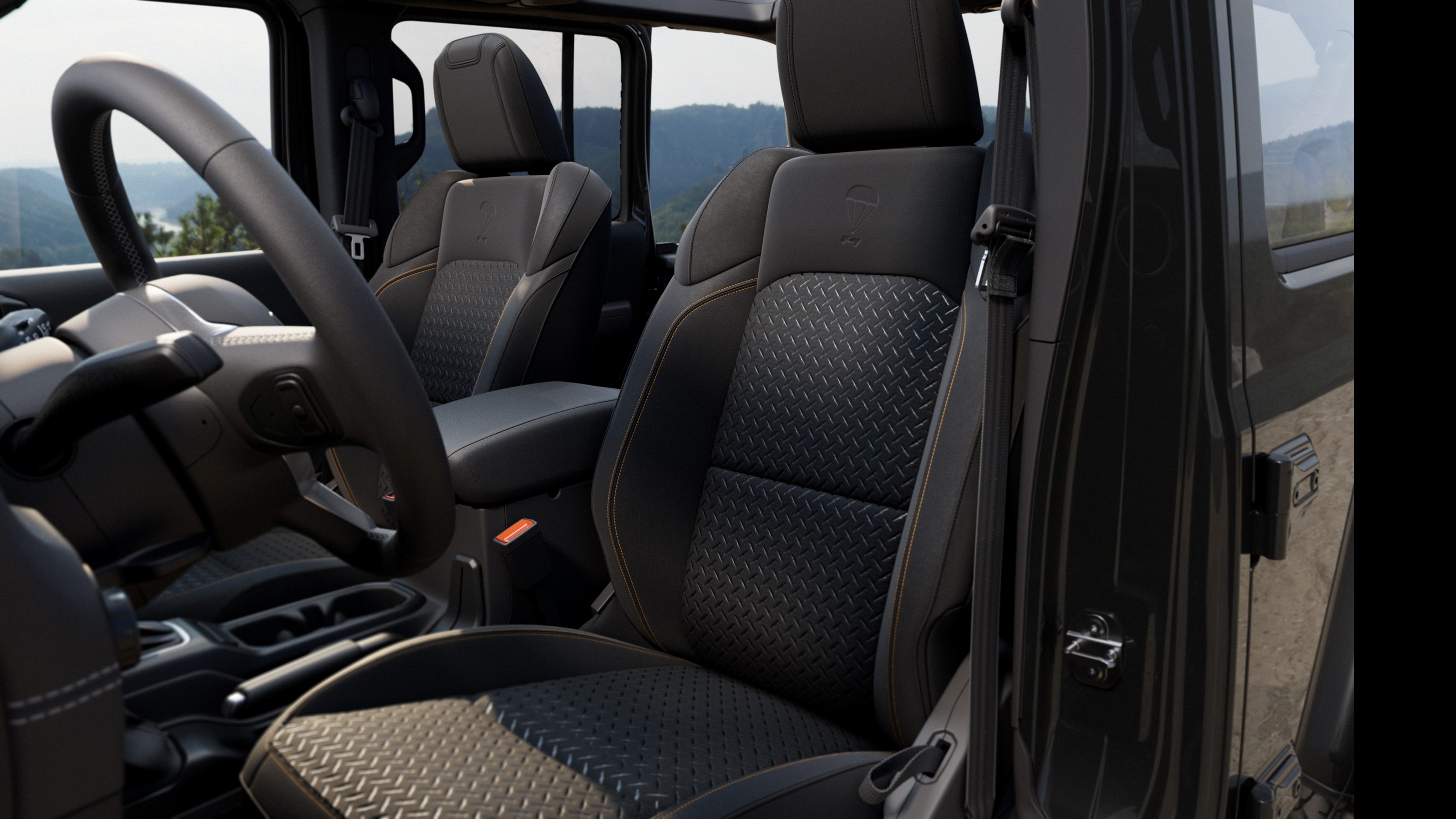 2027 Jeep Wrangler Smoky Mountain seats