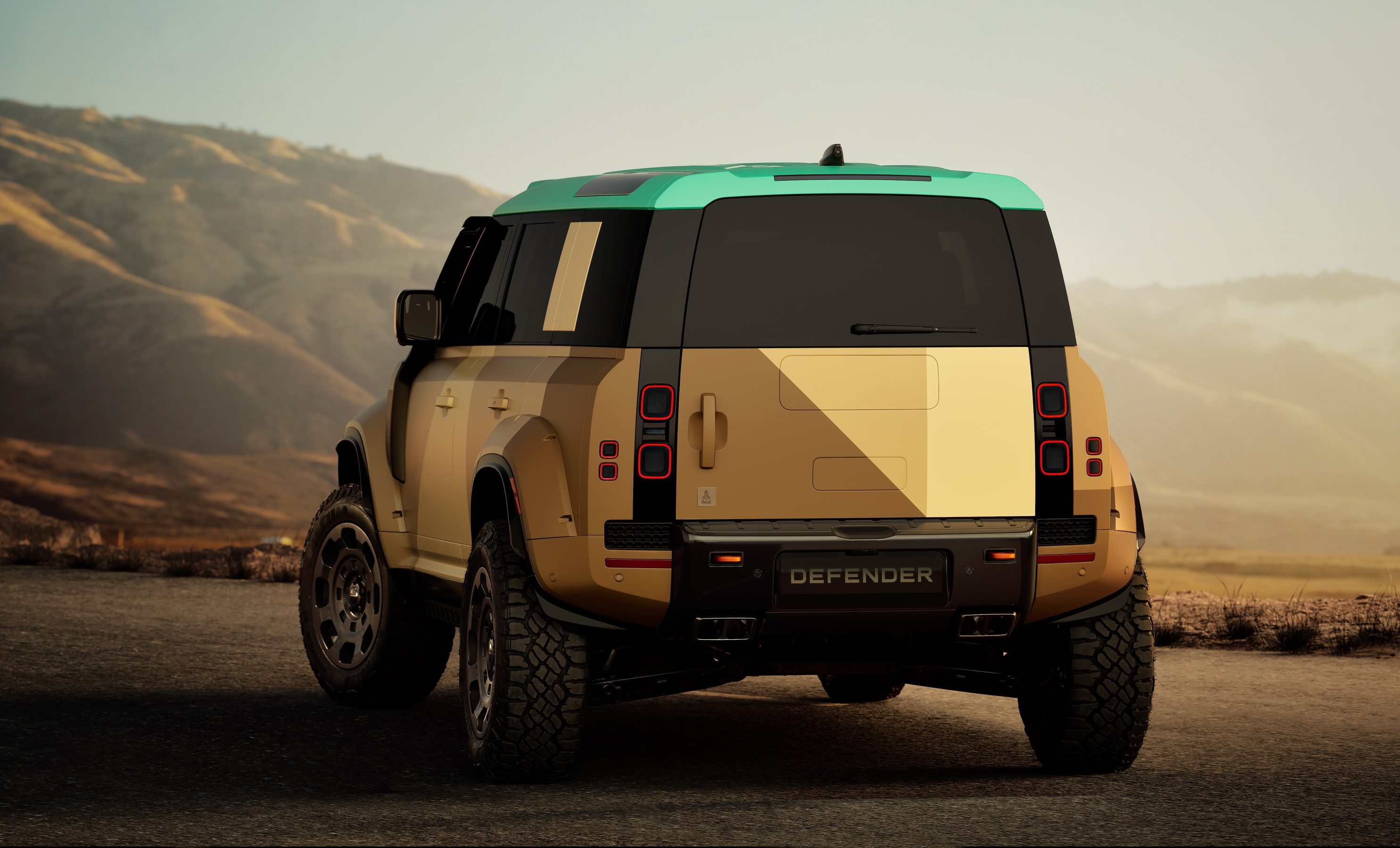 2027 Land Rover Defender Dakar rear