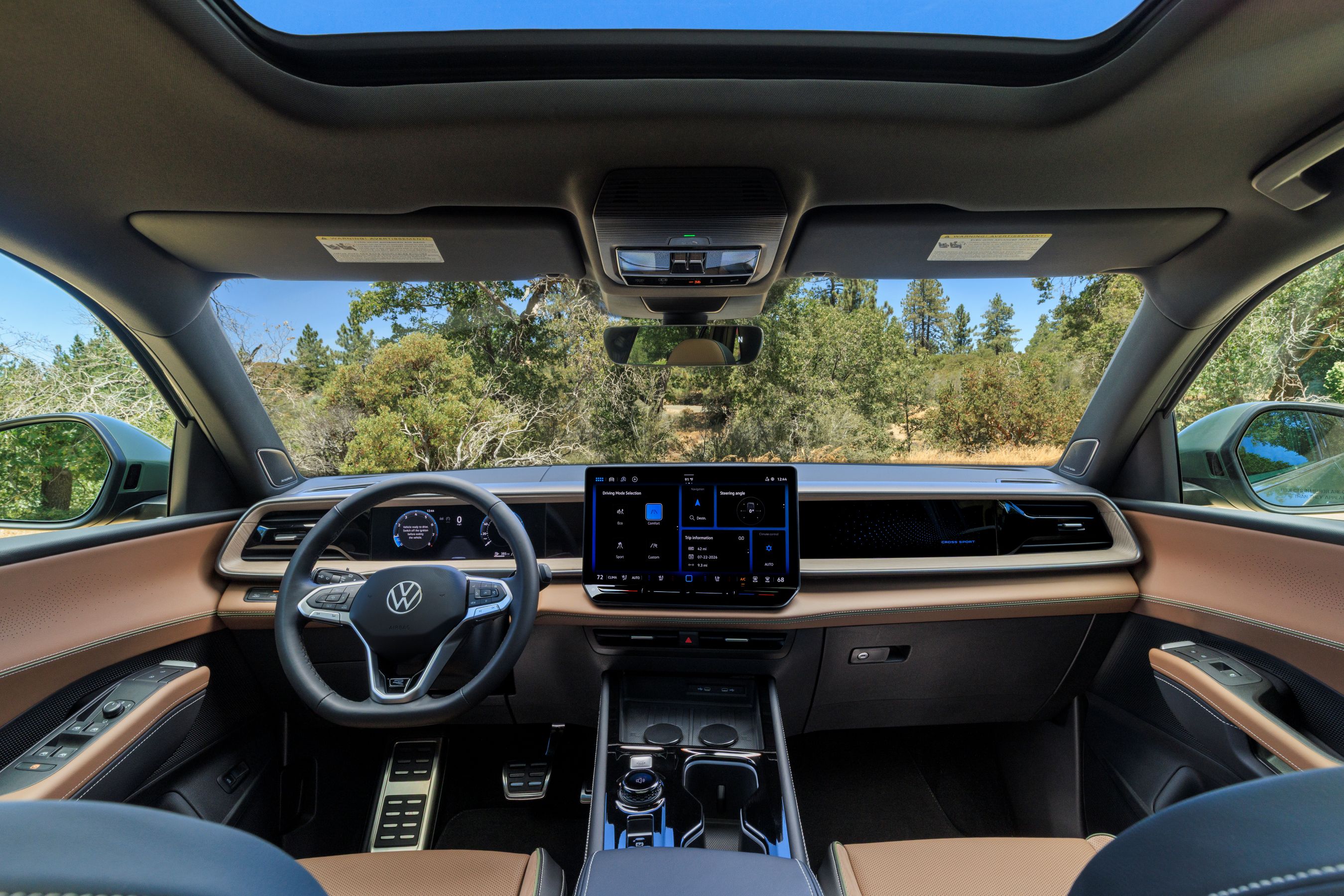 2027 Volkswagen Atlas Cross Sport cabin front