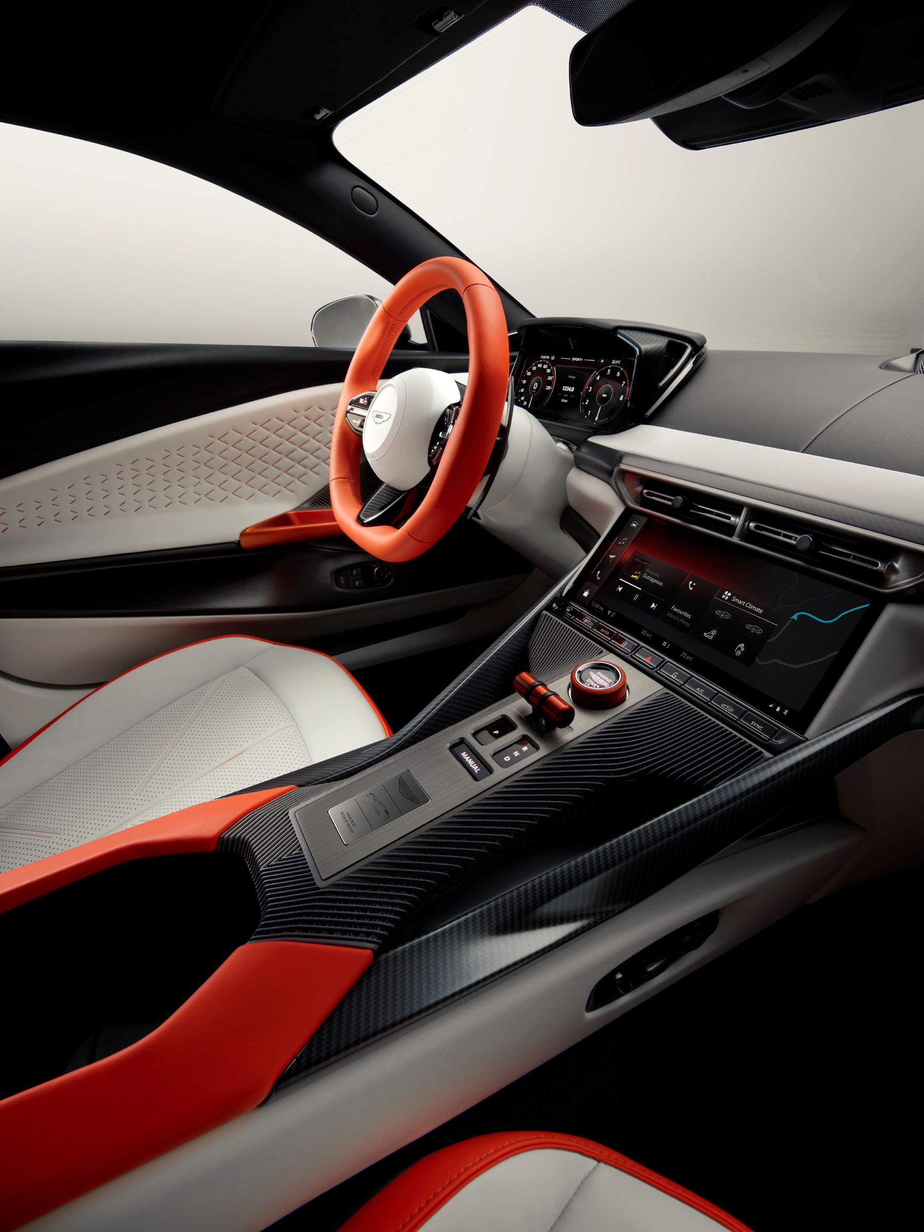 Aston Martin Valen cockpit