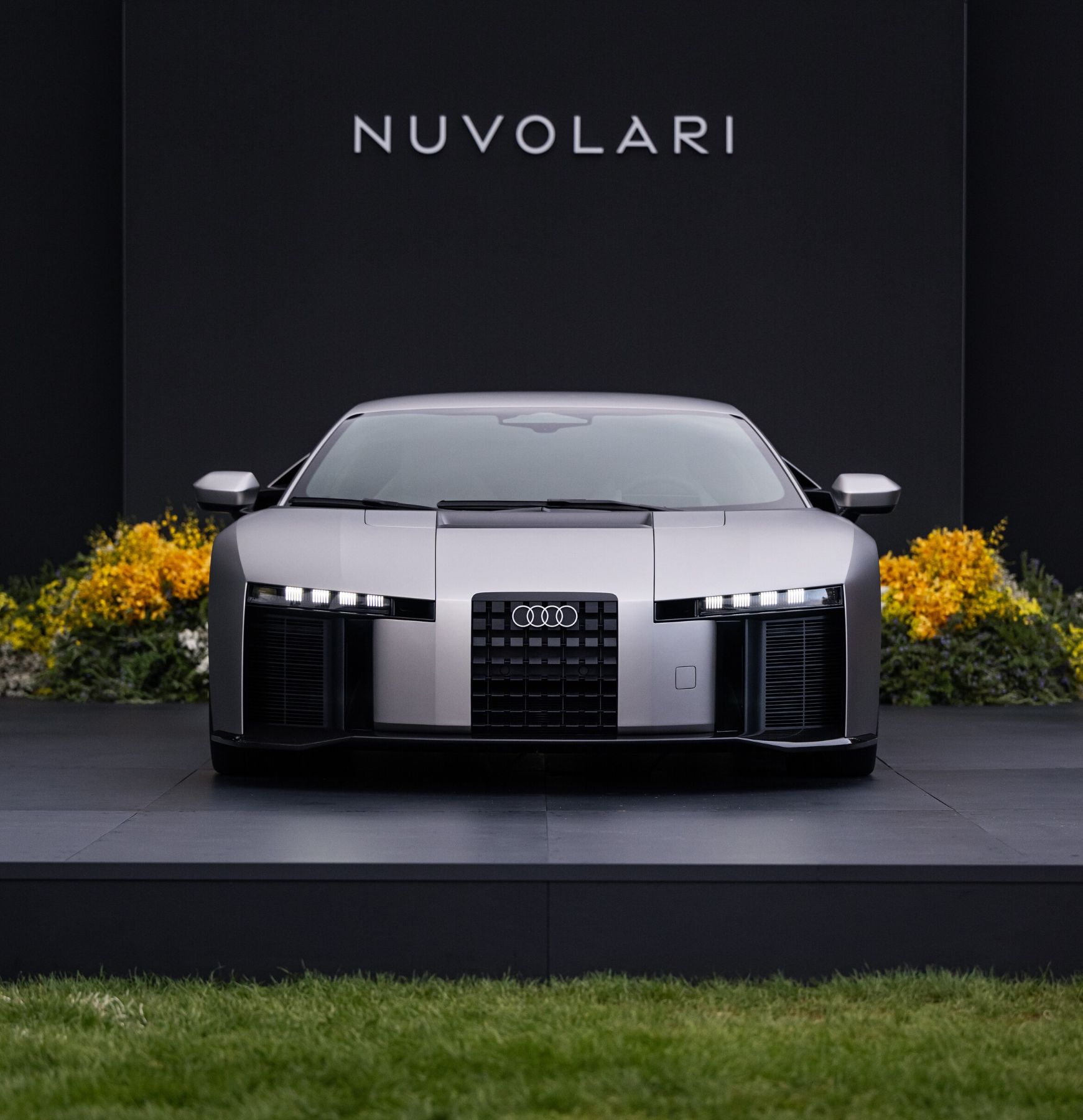 Audi Nuvolari on raised platform