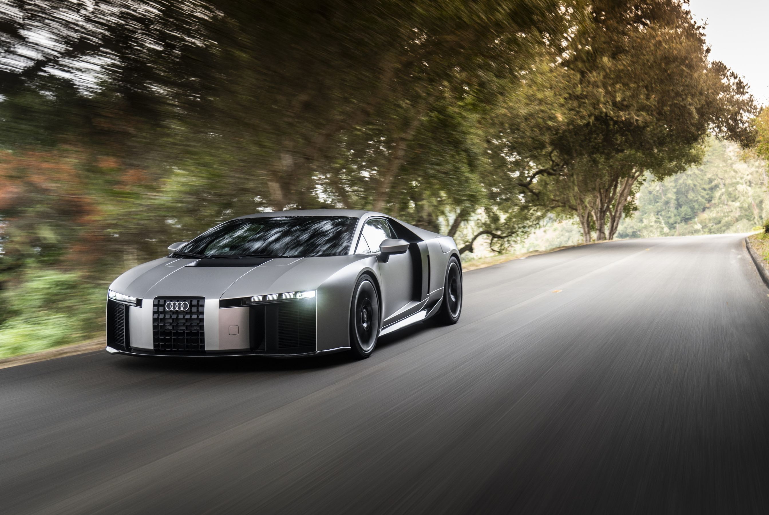 Audi Nuvolari driving front
