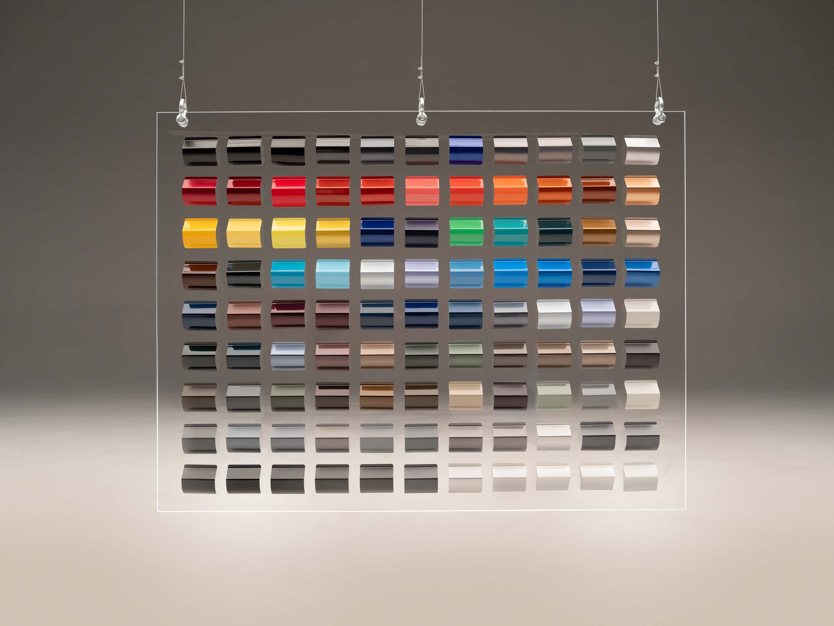 Curated by Cadillac Escalade IQ colour wall