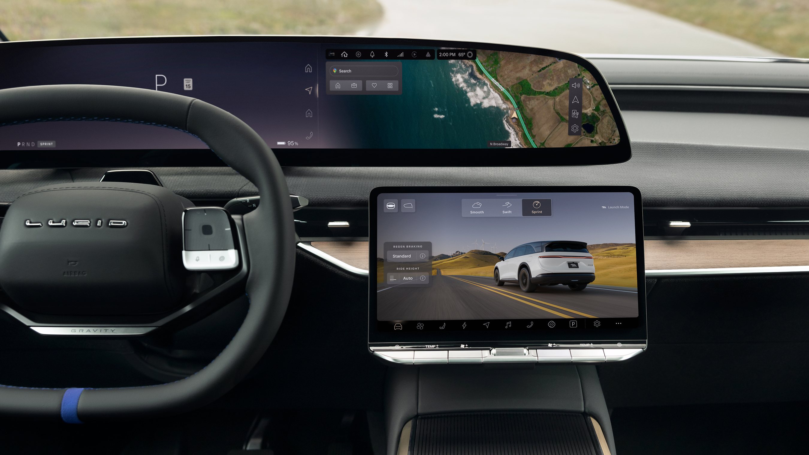 Lucid Gravity GT-S interior