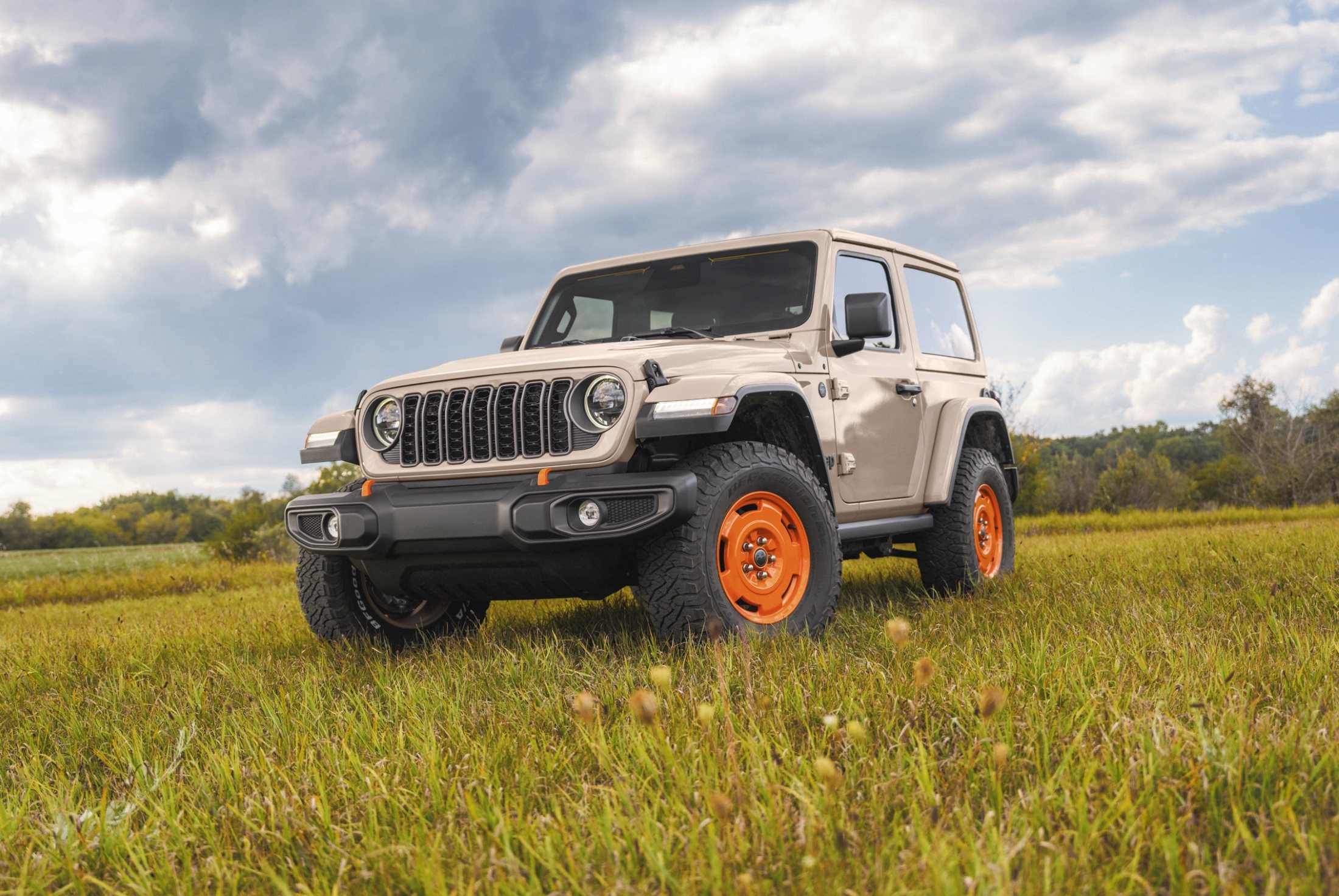 2027 Jeep Wrangler JL-2A two-door front and side