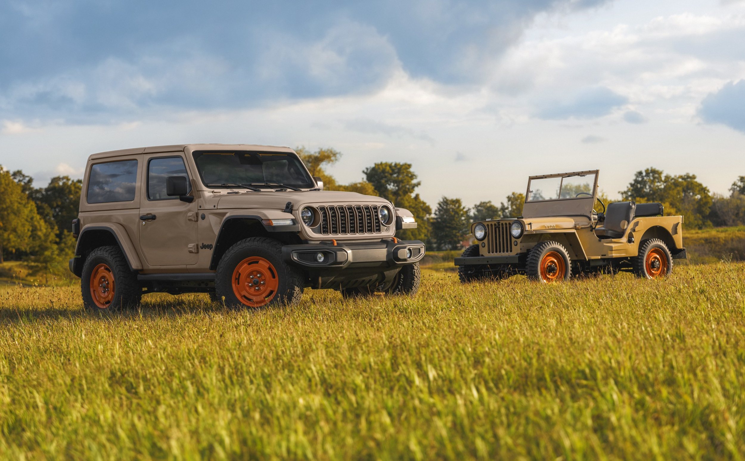 2027 Jeep Wrangler JL-2A with Willys CJ-2A