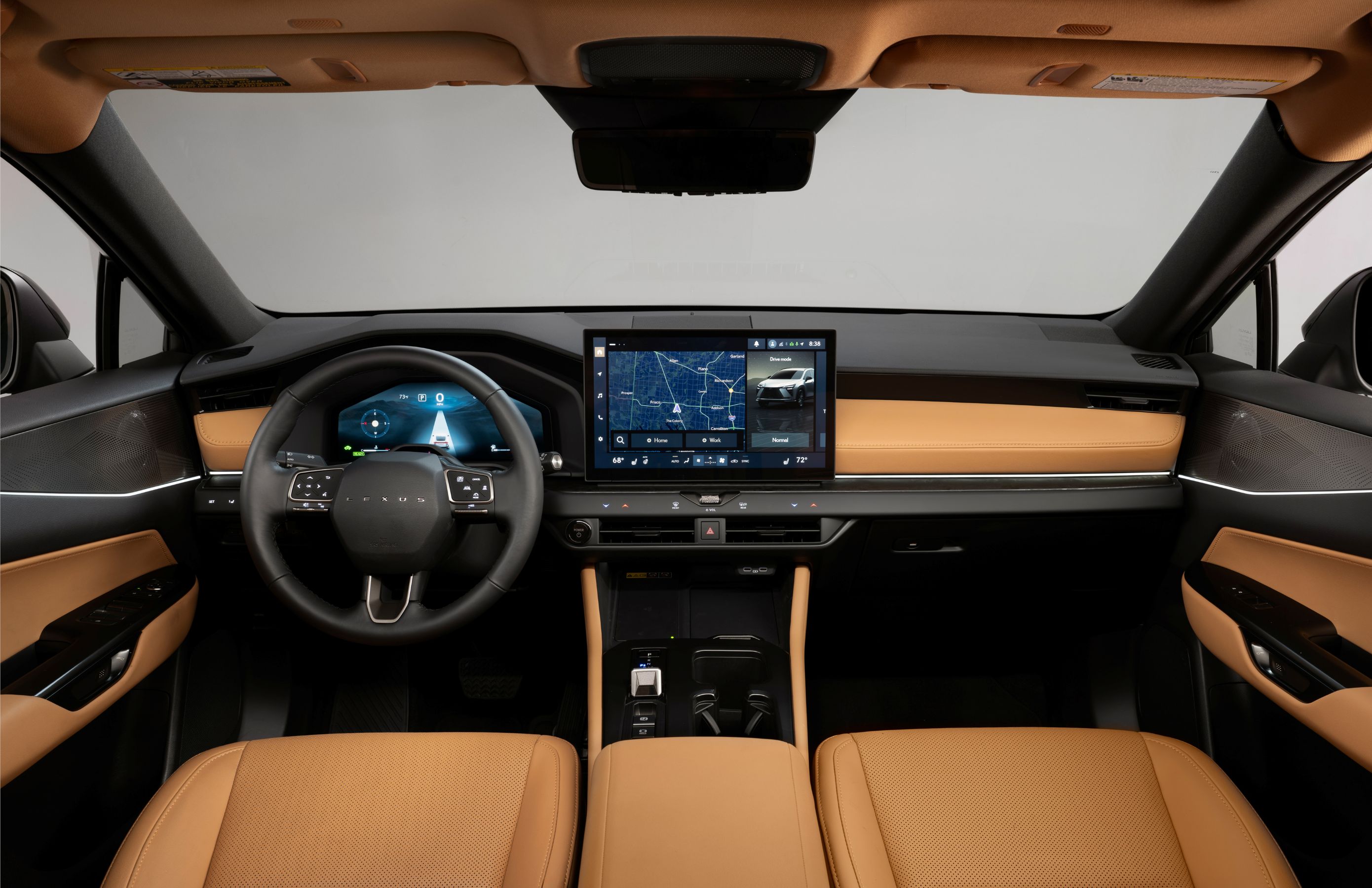2027 Lexus NX 350h cabin front