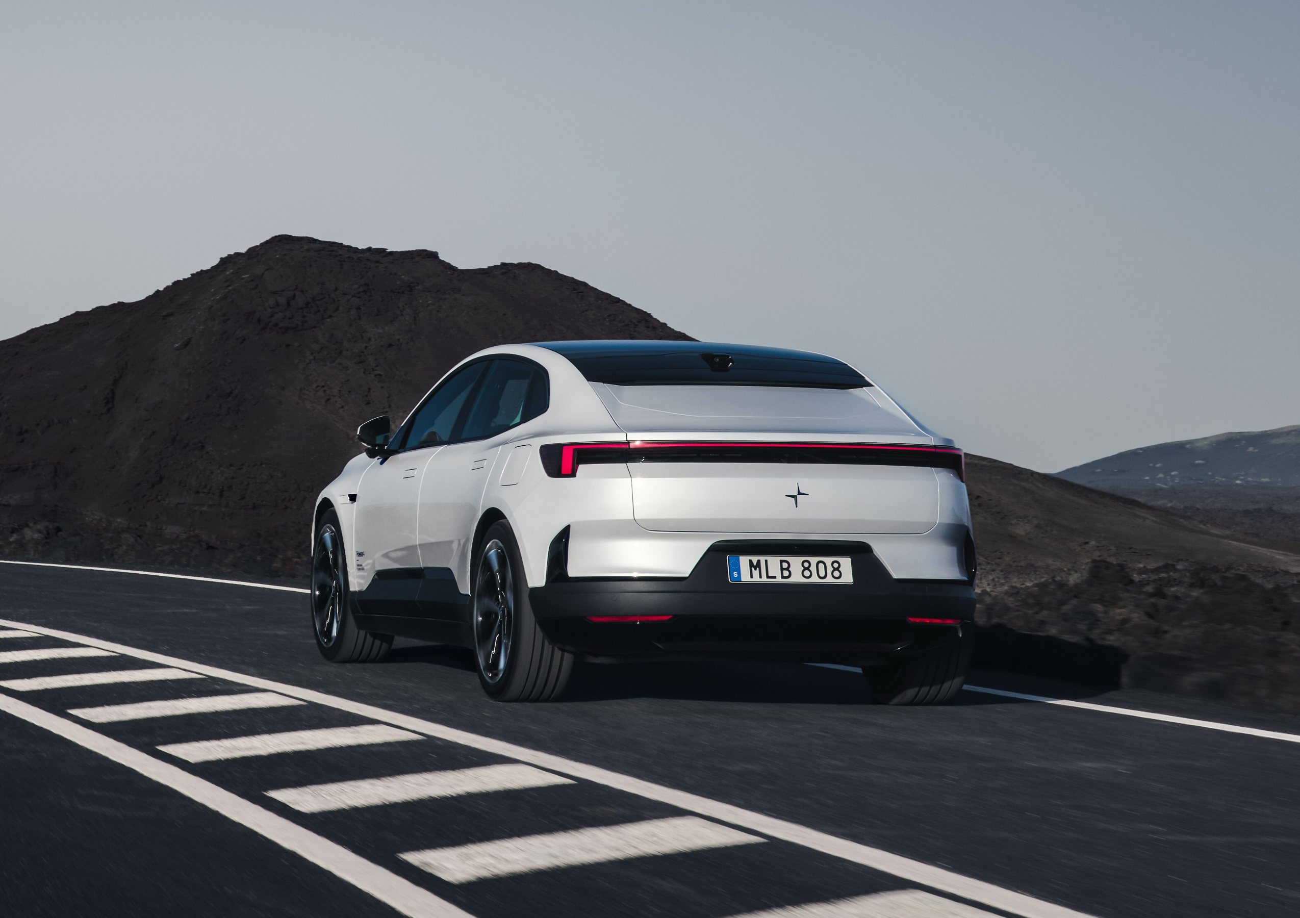 2027 Polestar 4 coupe rear