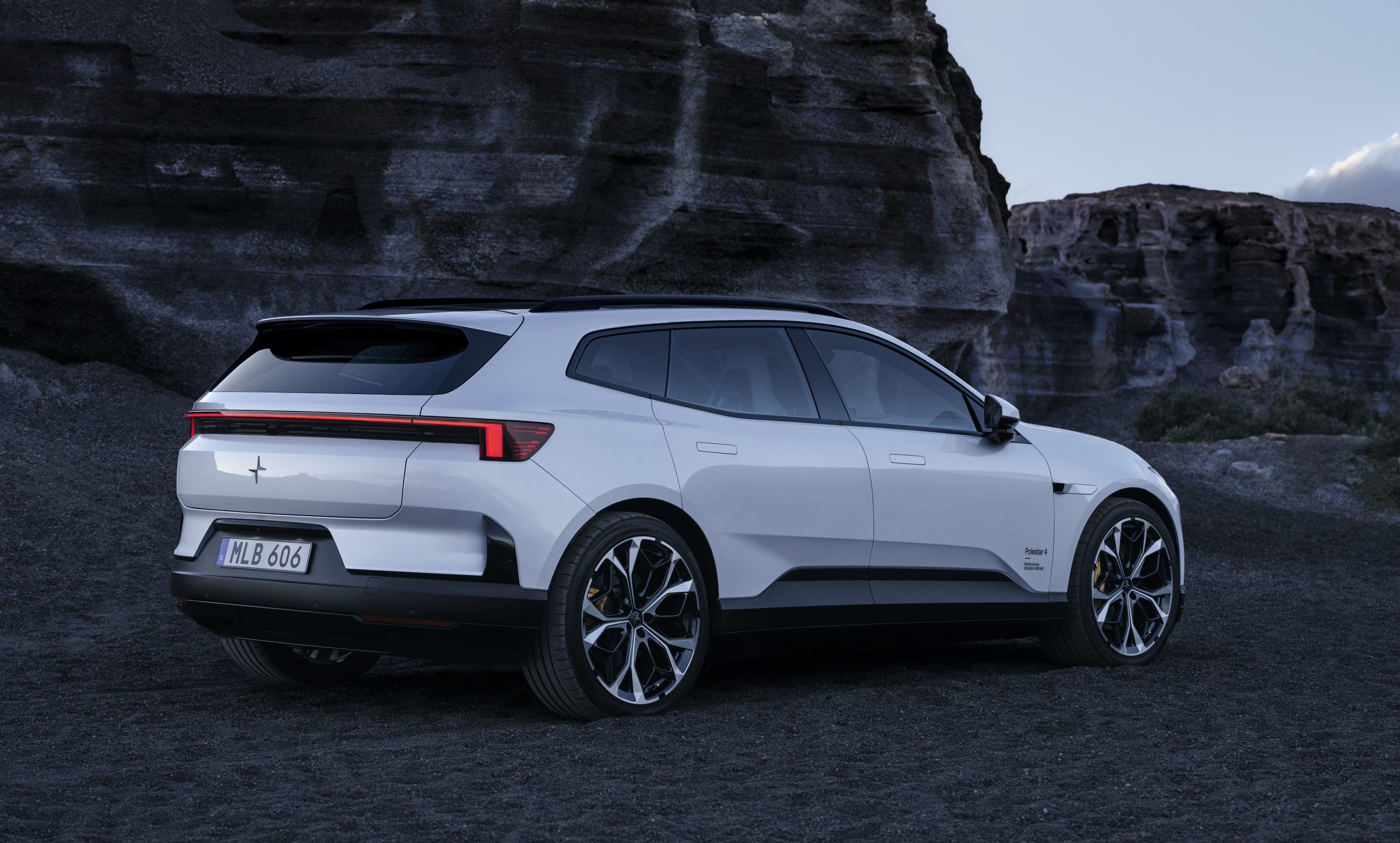 Polestar 4 SUV rear and side