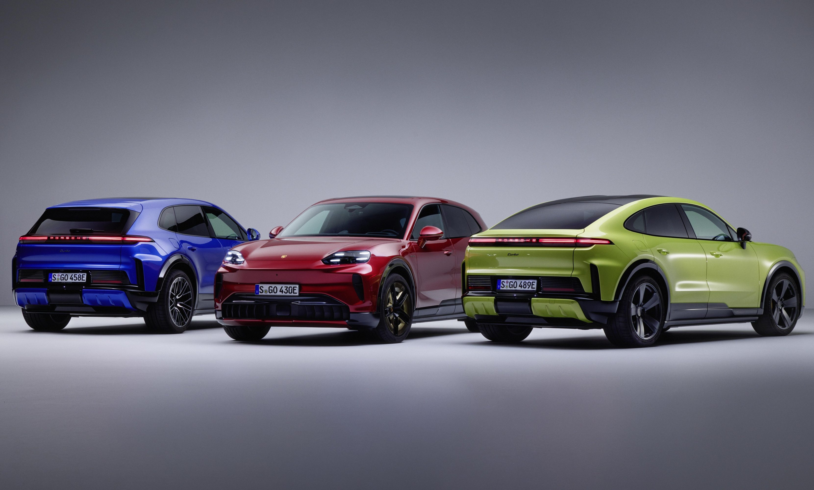 Porsche Cayenne Electric trio