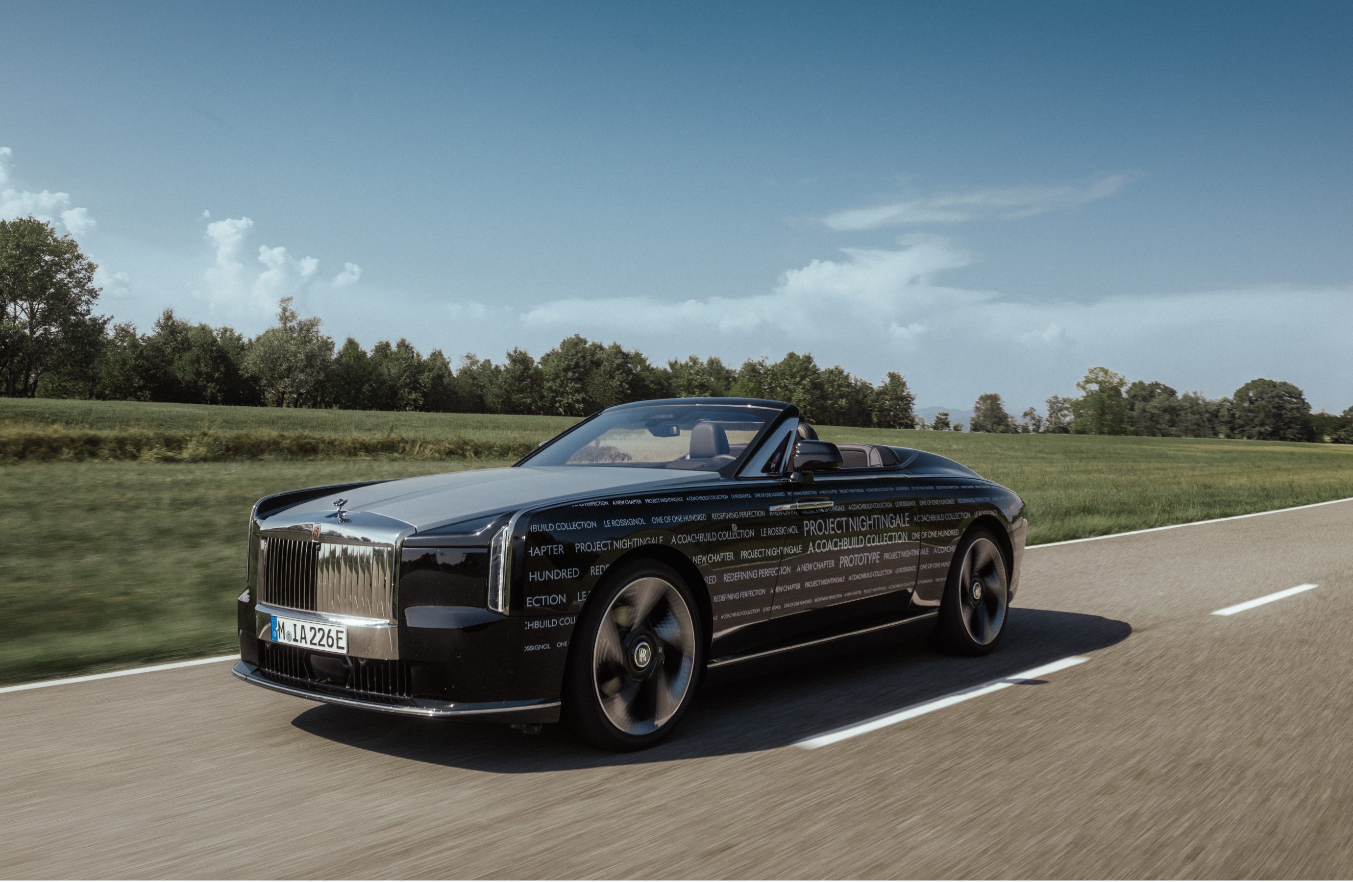Rolls-Royce Project Nightingale prototype driving front