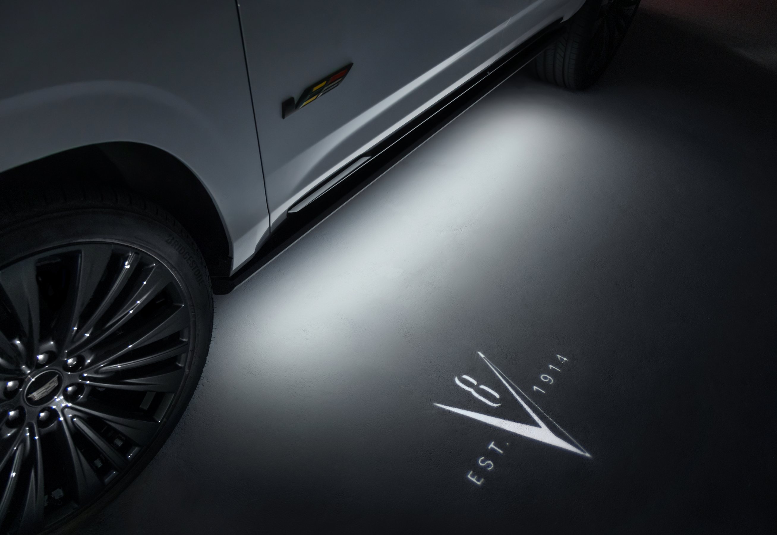 2027 Cadillac Escalade-V 125th Anniversary Collector Series welcome light