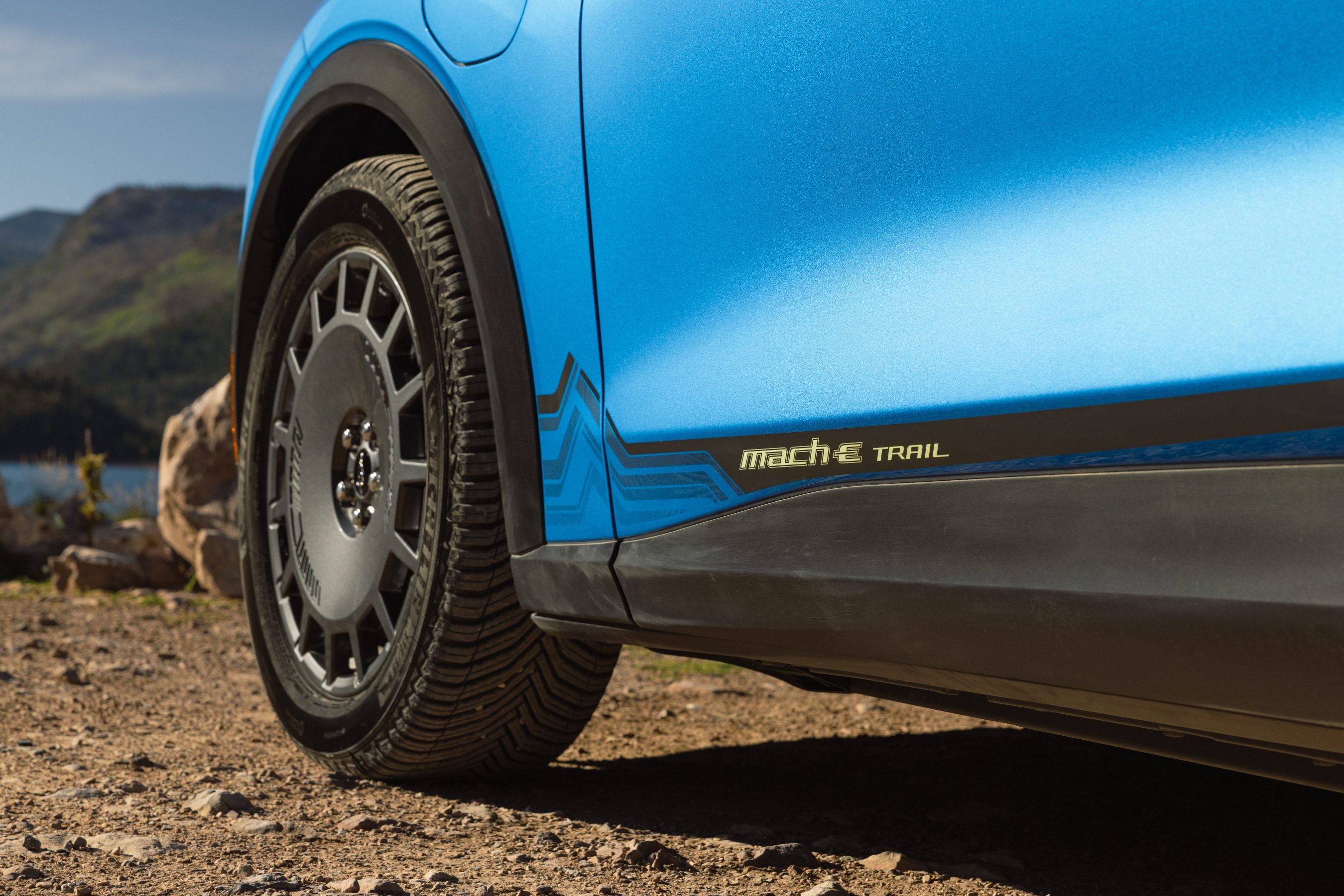 2027 Ford Mustang Mach-E Trail front wheel