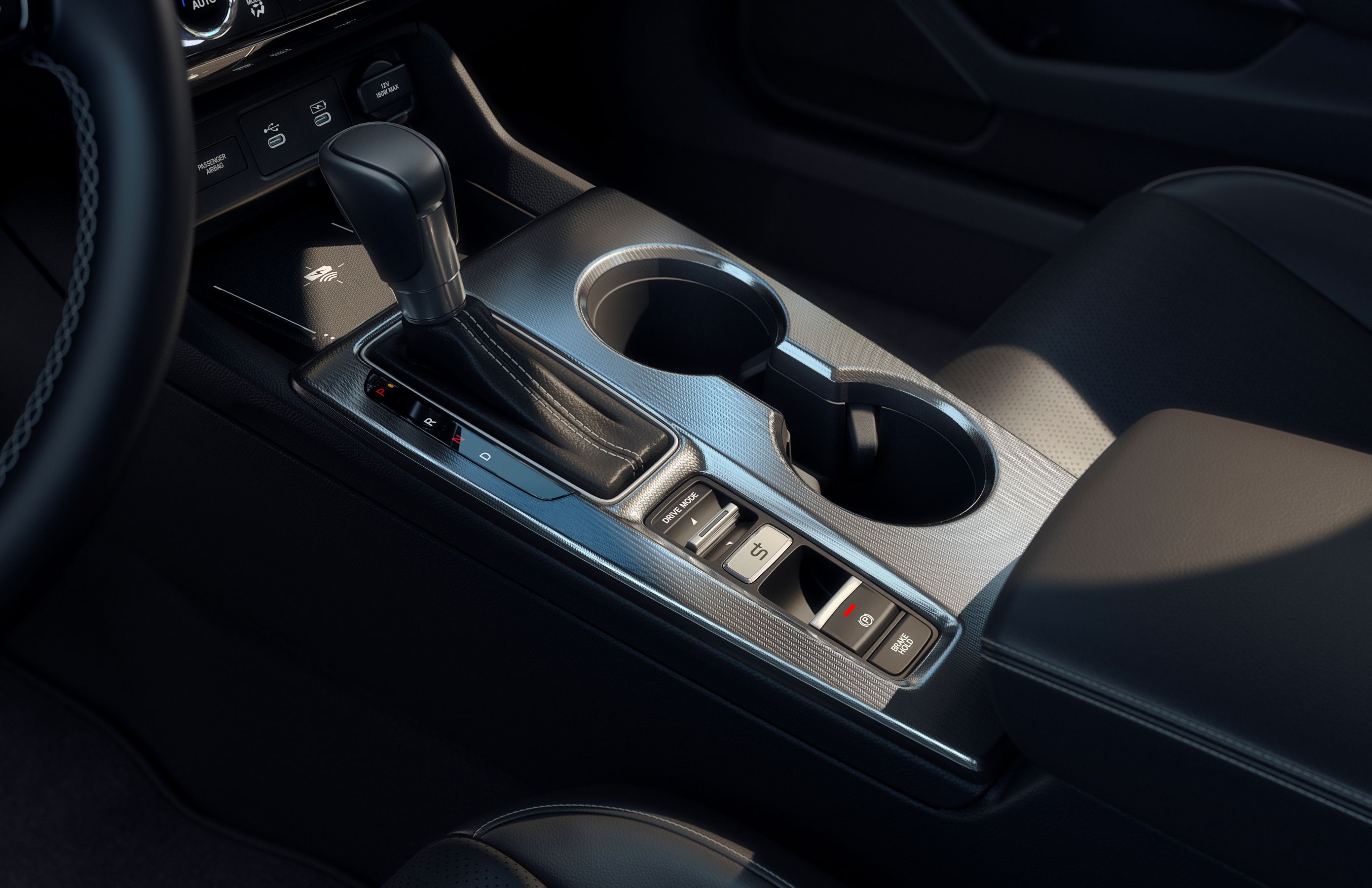2027 Honda Civic Hybrid shifter