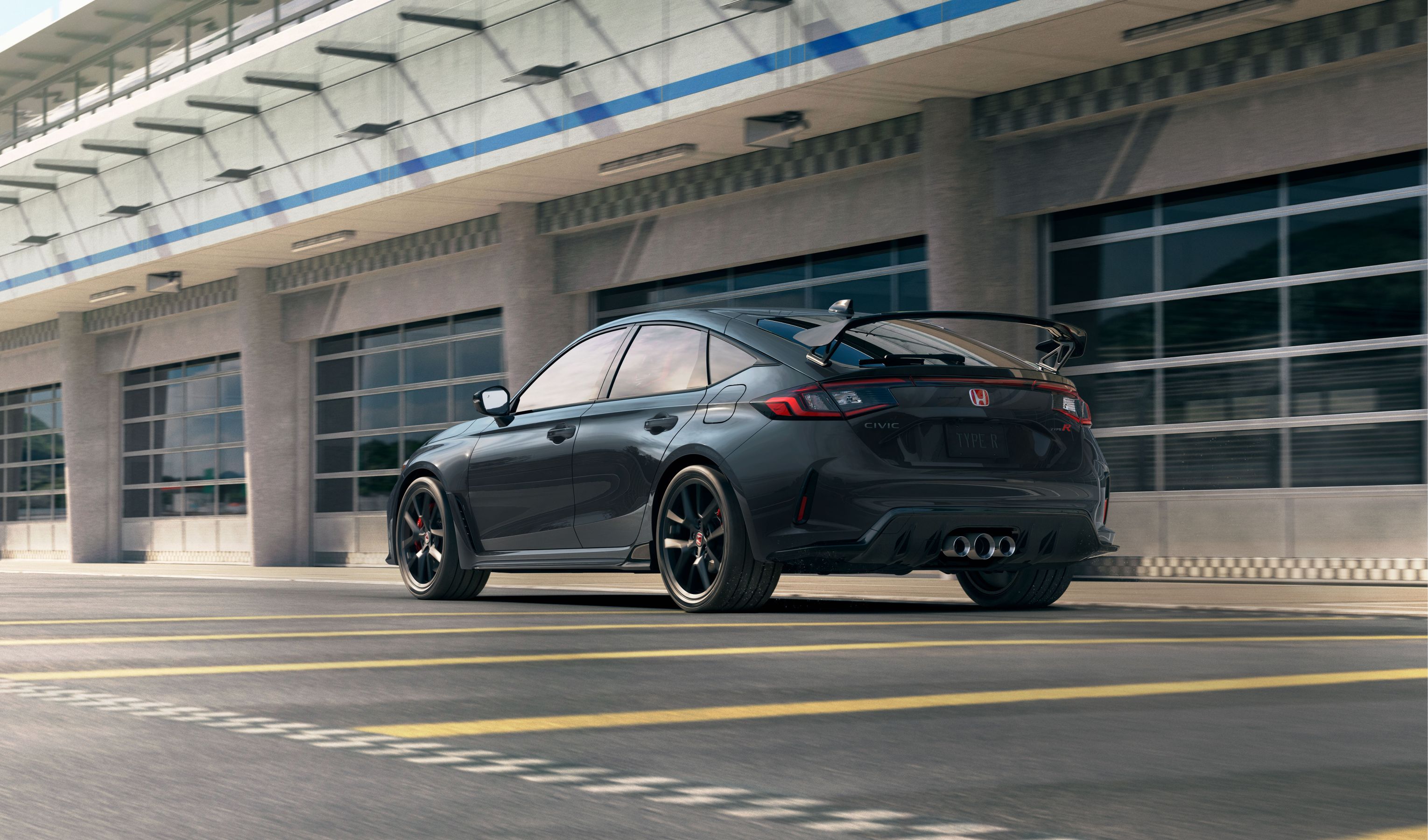 2027 Honda Civic Type R in Meteoroid Grey Metallic colour