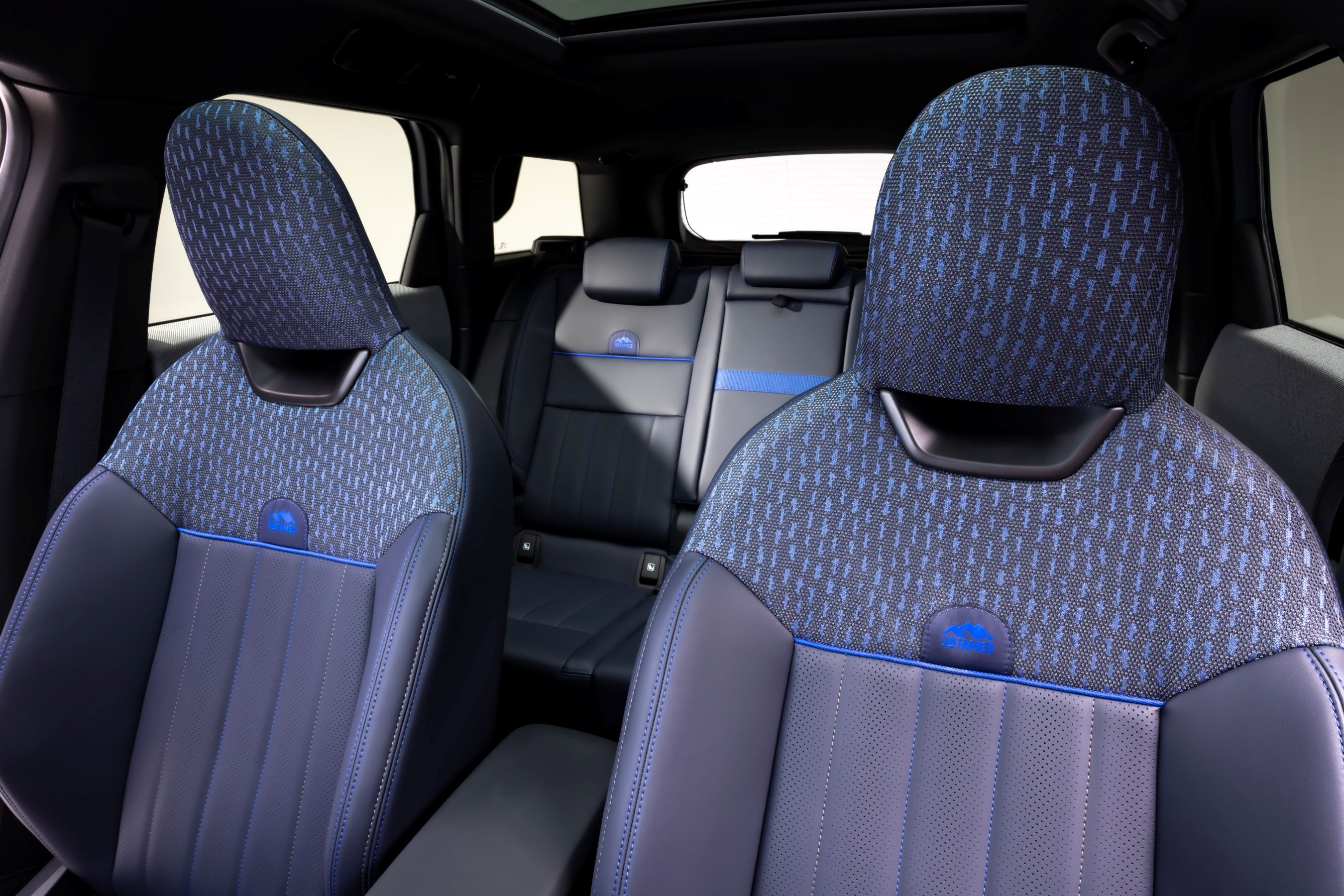 Vescin Nightshade Blue JCW sport seats