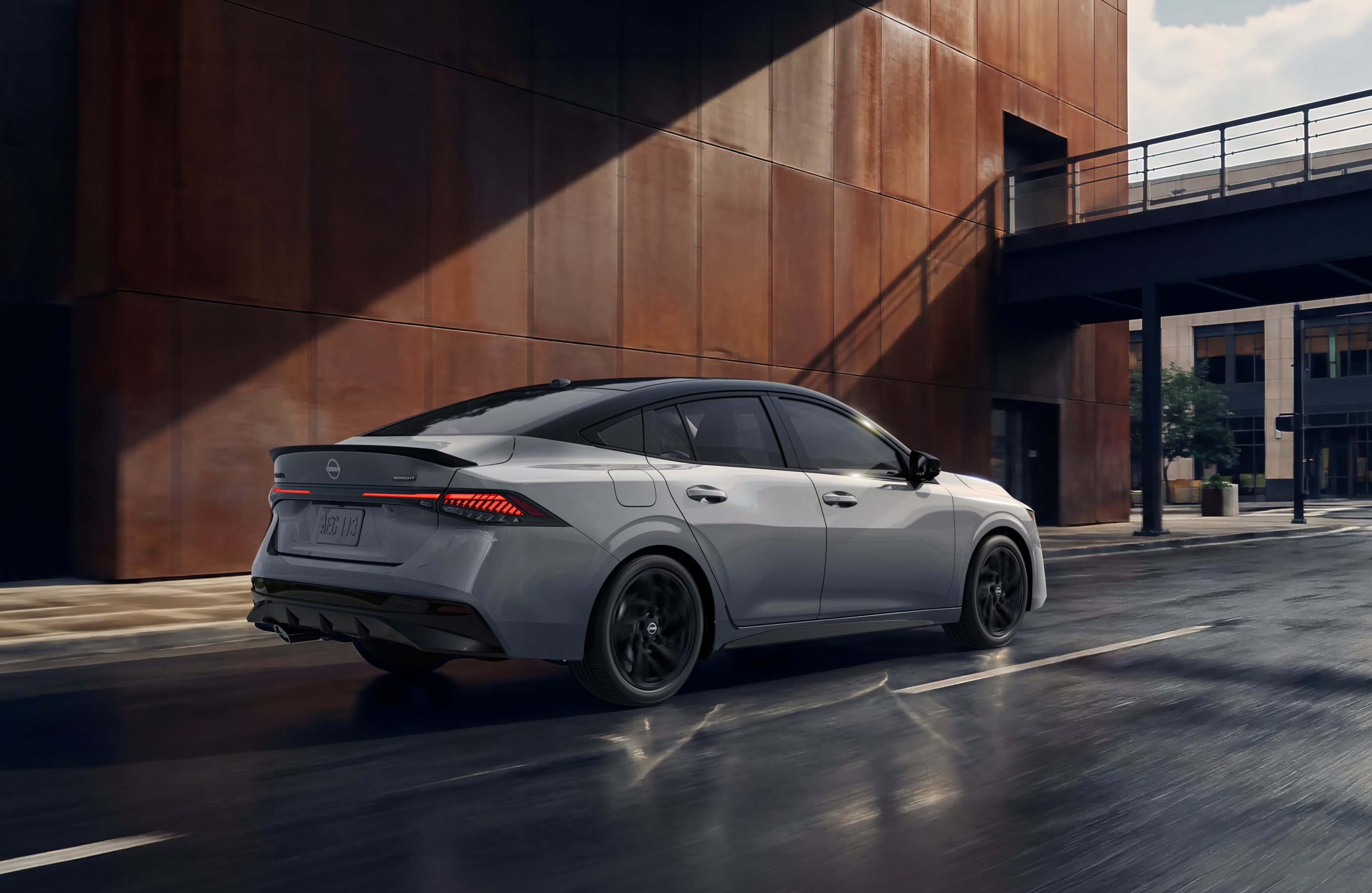 2027 Nissan Sentra Midnight Edition rear and side