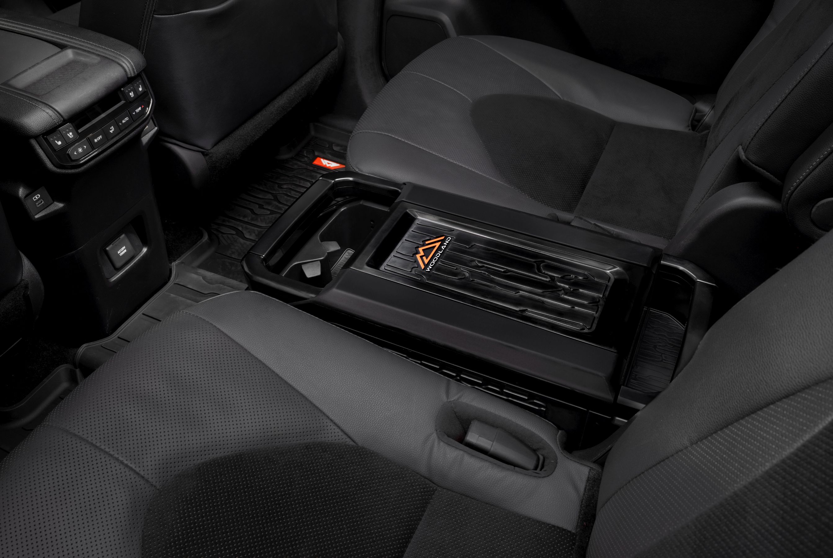 2027 Toyota Grand Highlander Woodland Edition removable console/cooler for second-row seats