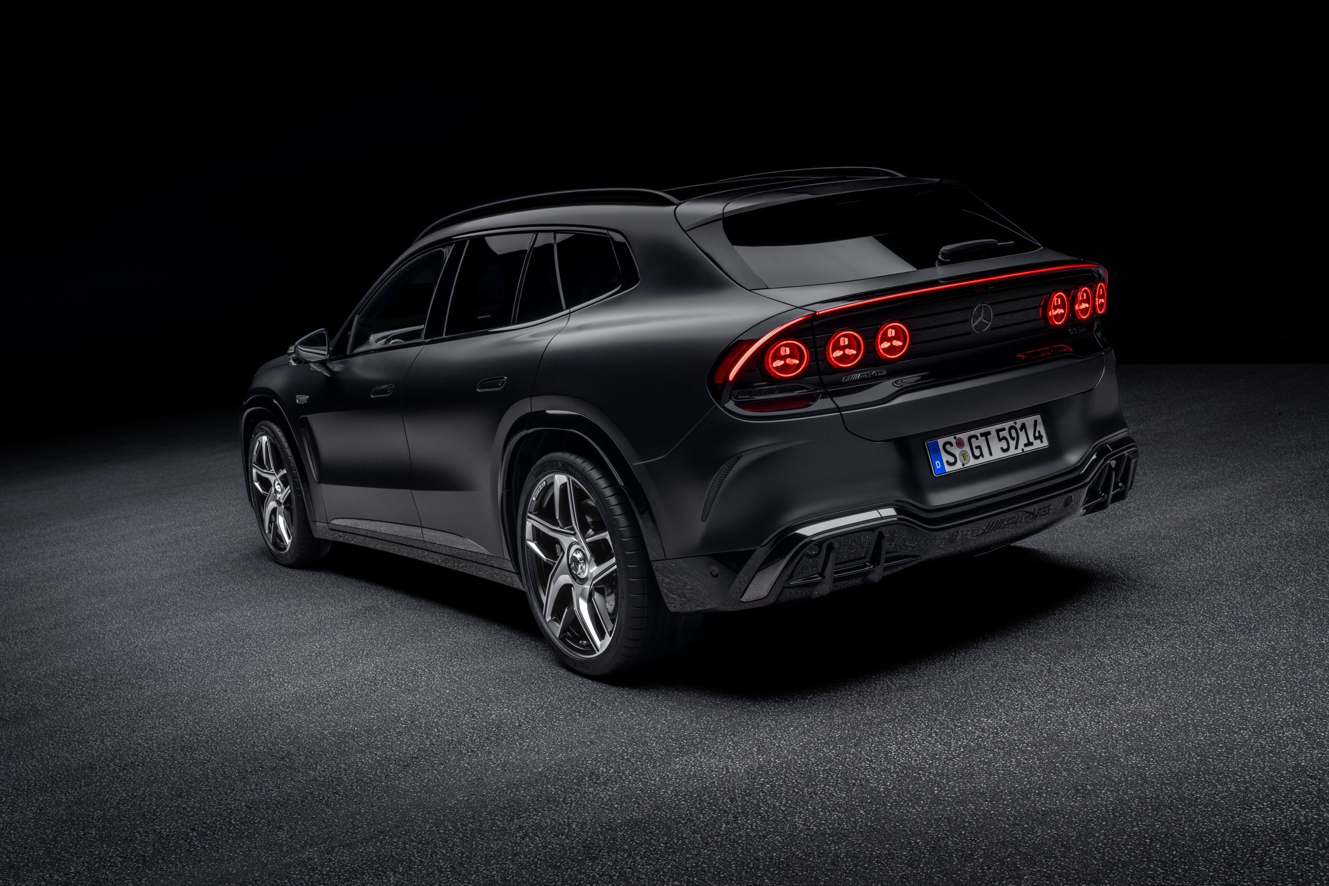 Mercedes-AMG GT SUV rear and side