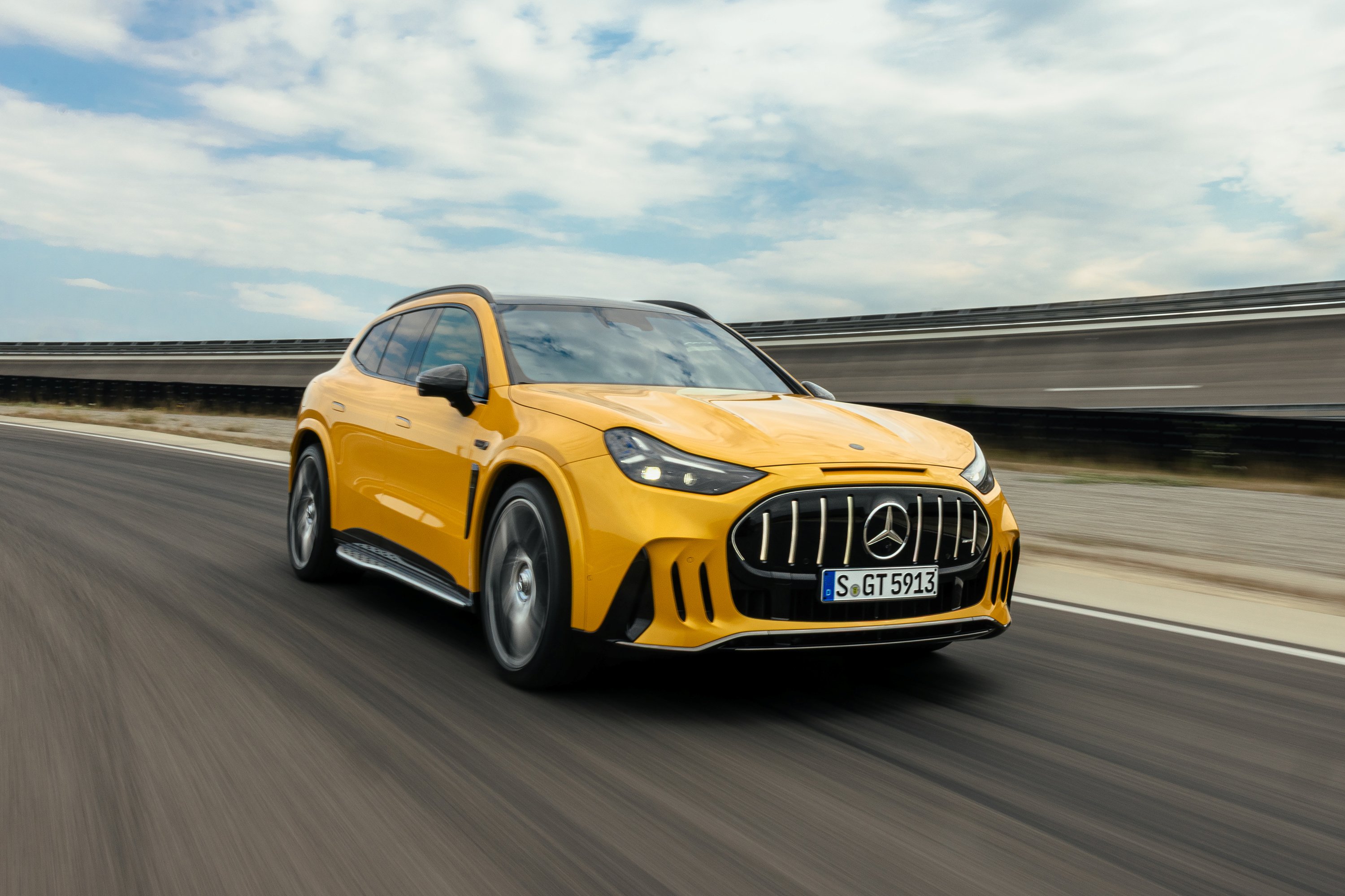 Mercedes-AMG GT SUV driving