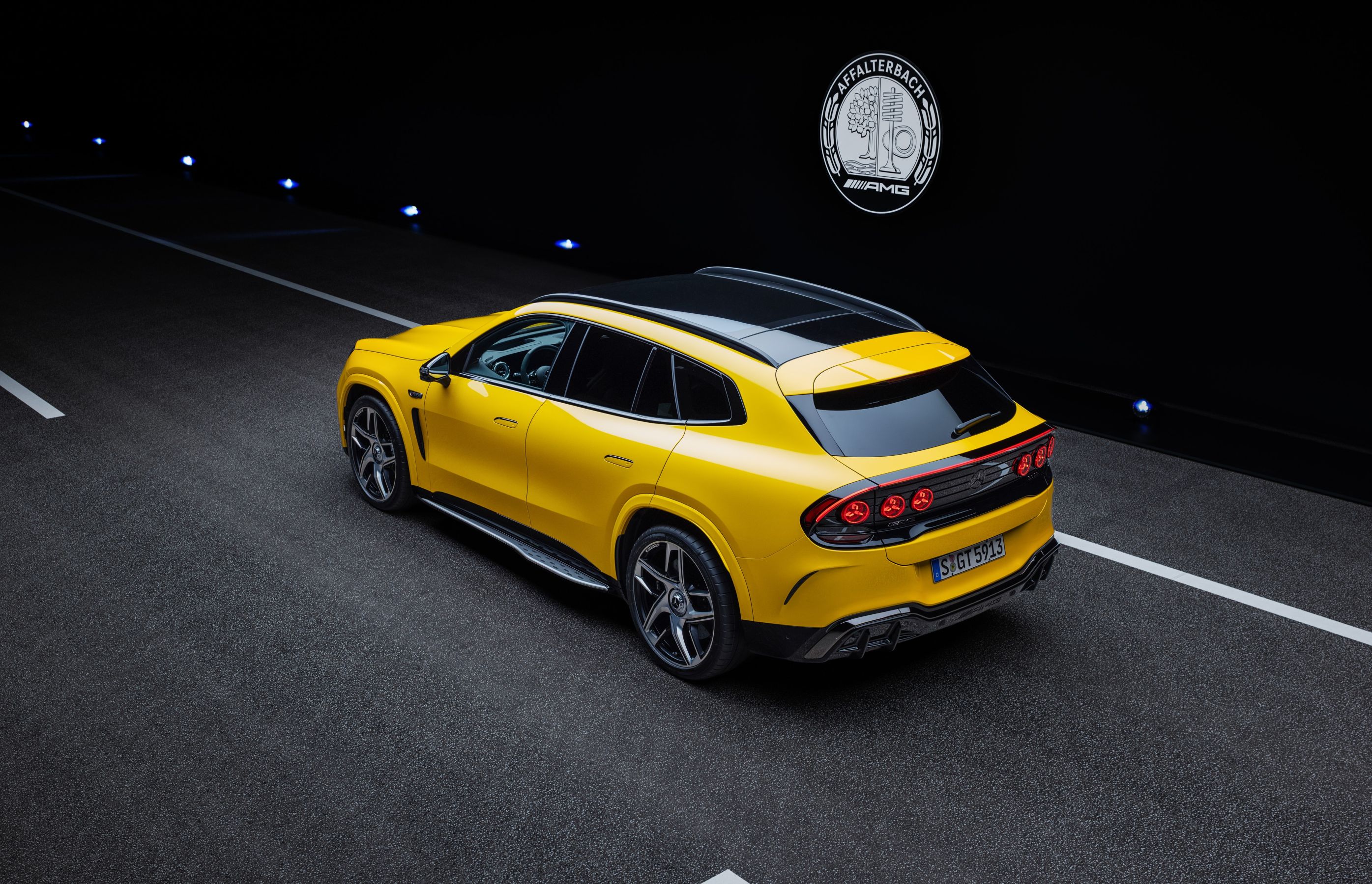 Mercedes-AMG GT SUV rear and side from above