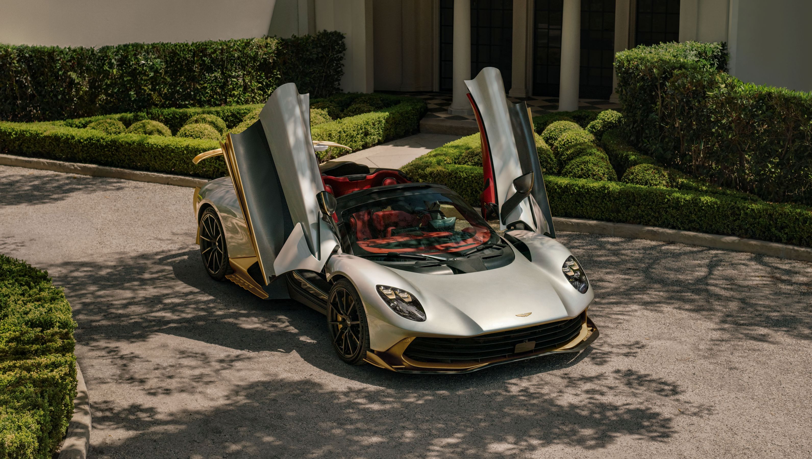Aston Martin Valhalla Spider with doors open