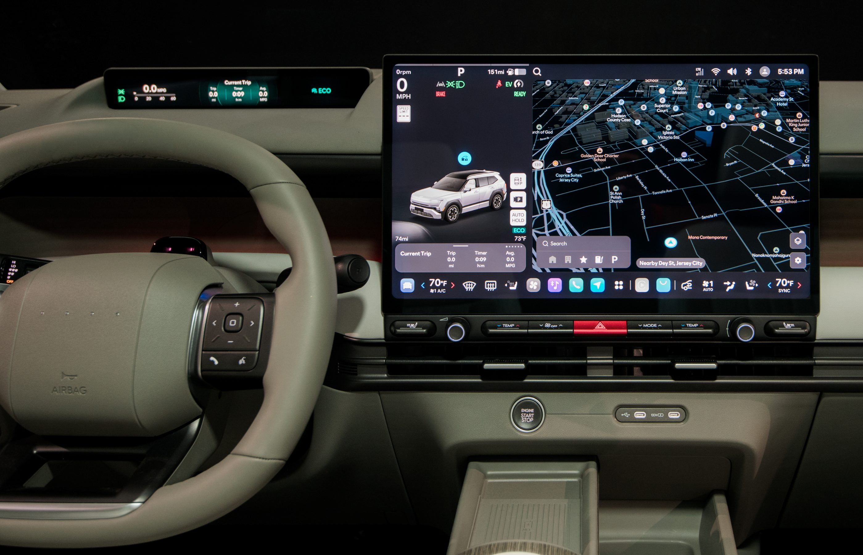 Pleos Connect screen in 2027 Hyundai Tucson