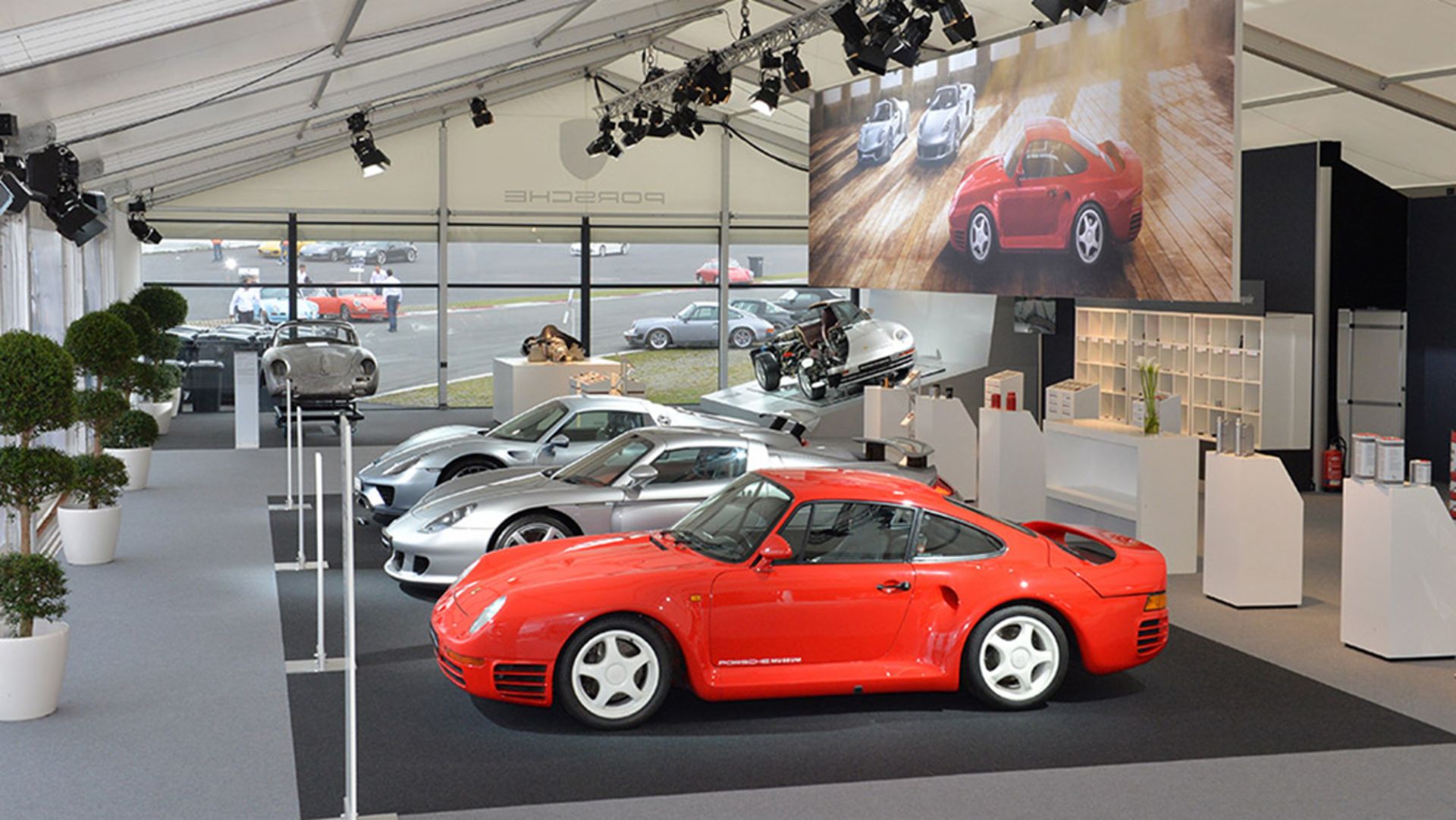 Porsche 959, Carrera GT and 918 Spyder