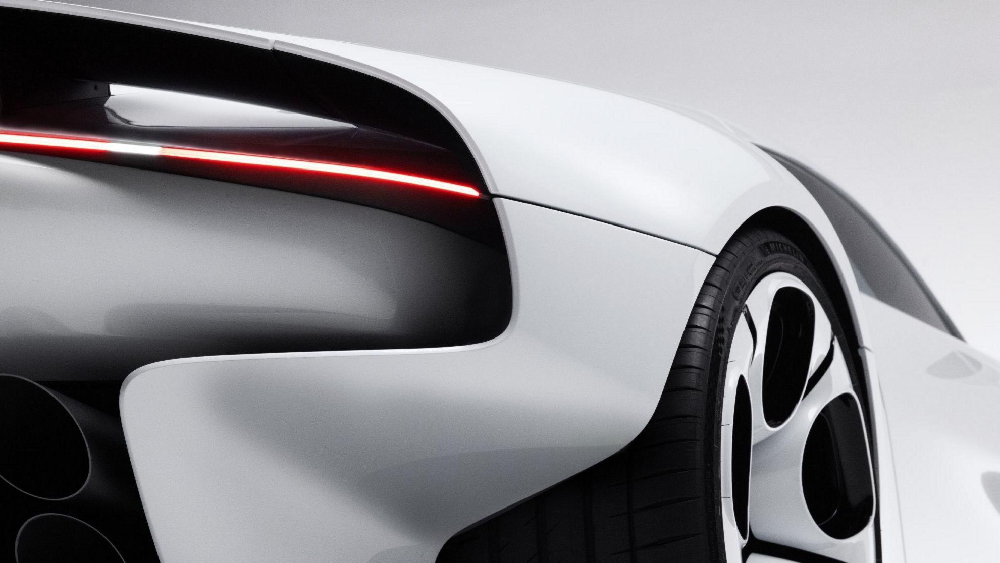 Porsche Mission S rear spoiler