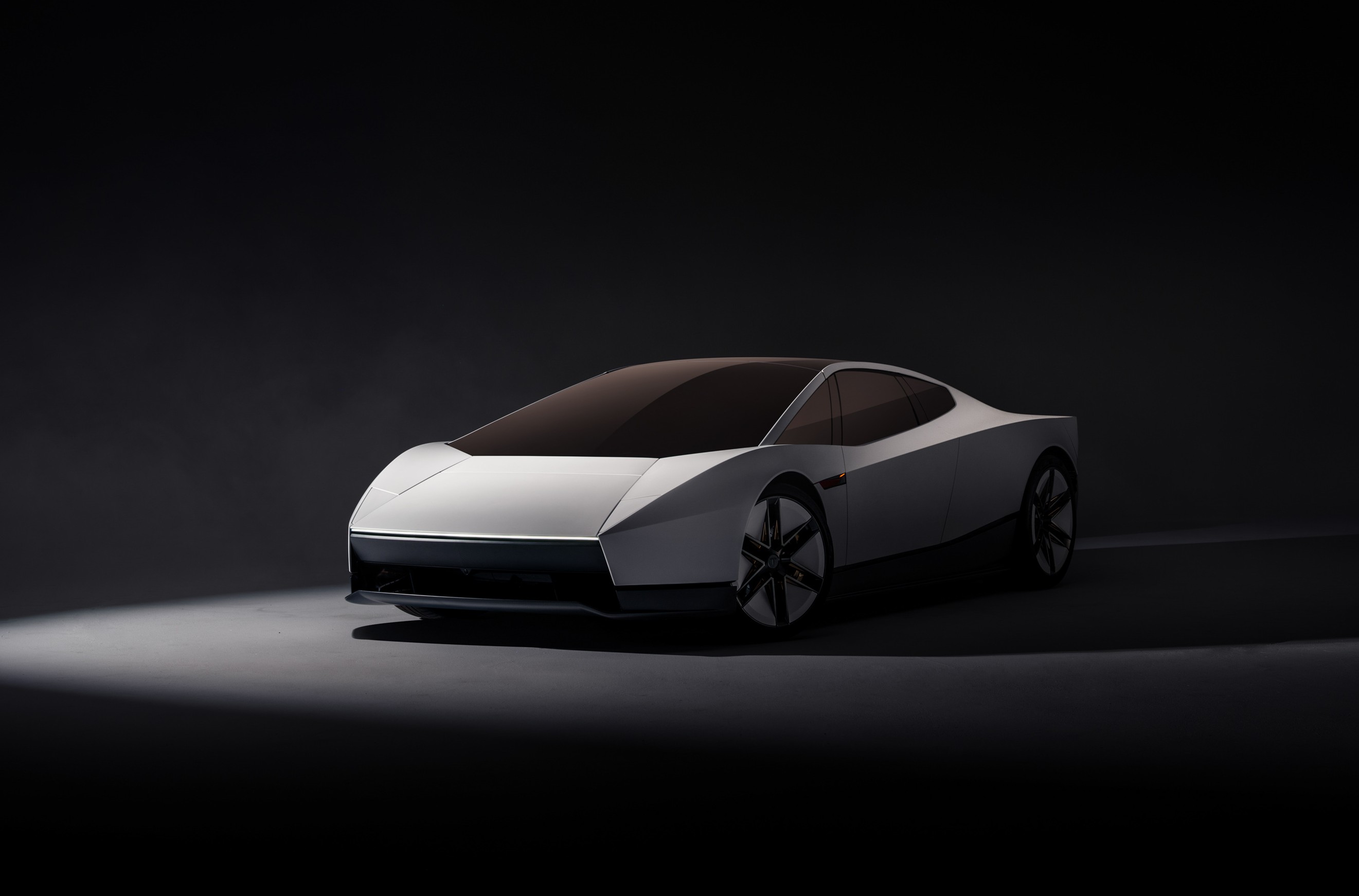 Tesla Roadster front and side